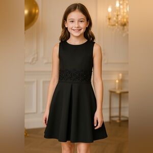 Elegant Black Kids Dress